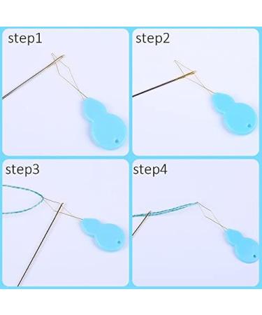 Acne Needle Set - 3PCs Pearl Needles & 30 Big Eye + Straight Needles for Jewelry Making | Easy Threading - Buy Online on SooperMarket.com