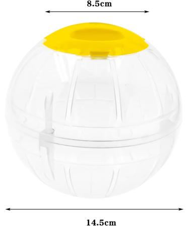 Hamster Exercise Ball 5.7 Inch Hamster Jogging Ball Pet Clear Exercise Wheel Running Ball 2-Pack Hamster Activity Ball for Mice Rat - Buy Online on SooperMarket.com