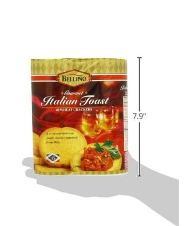 Bellino Italian Toast Wheat Crackers 10.5 oz - Authentic Italian Snack, Pack of 1 - Buy Online on SooperMarket.com