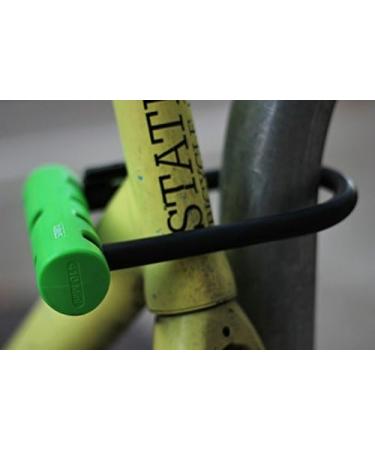 Buy Abus Iron Lock Ultra 410 + SH34 Holder + Fuse Cable Cobra 10/120 - Secure Bicycle Lock with Round Bracket - Security Level 8 - Black/Green - 18 cm | International Shipping Available - Buy Online on SooperMarket.com
