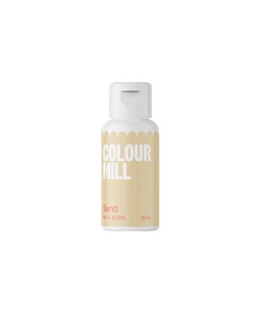 Color Mill Oil Blend Food coloring on oil -based sand - food colors for chocolate fondant cupcakes cake baking macaron - food coloring for tortendeco - 20ml sand 20 ml