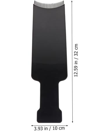 KALLORY Hair Dye Tools: Highlighting Board & Brush Kit for Hair Coloring - 4 Pcs Set, 32x10x1.3cm - Black - Buy Online on SooperMarket.com