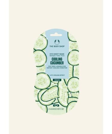 The Body Shop Cooling Cucumber Eye Sheet Masks (2 in each pack)