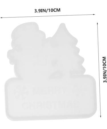 STOBOK 9pcs Christmas Silicone Molds Resin Epoxy Resin Elk Key Holder Pendant Casting Molds Making Tools - Buy Online on SooperMarket.com