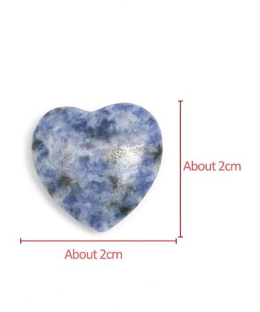 10pc/Set Natural Heart Shaped Crystal Stone Mini 2cm Ornament Reiki Rose Quartz 7 Home Decor natural stone Rose Quartz 10 Pieces - Buy Online on SooperMarket.com