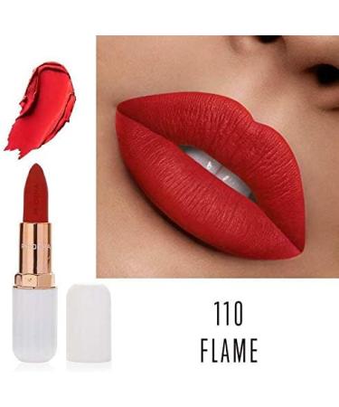 AquaPurity Phoera Absolute Velvet Matte Lipstick - Long-Lasting Waterproof Pigment Makeup (110 Flame) | UK - Buy Online on SooperMarket.com