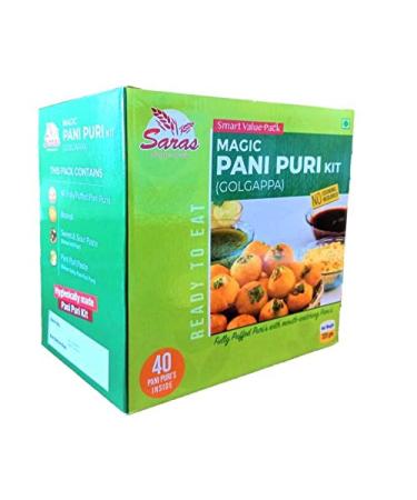 Saras Magic Pani Puri Kit (GolGappa) 320gm - Ready to Eat