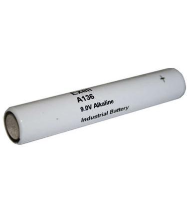 Exell Battery A136 Replaces Eveready E136N ANSI/NEDA 1615A IEC 6LR50