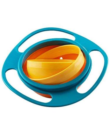 Gearmax UFO-Shaped Baby Bowl Anti-Overturn Gyro Bowl 360-Degree Rotation Training Bowl Resistant To Spill