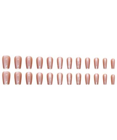 Ruarby Professional French Tip Press on Nail False Nails Full Cover Artificial Nails Tips Art Accessories for Fashion Women