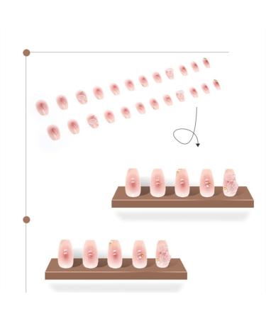 Compra WOOXDYUK 24 Piezas U as Posticas Mate - Cobertura Completa Rosa Desnudo | Arte de U as para Mujeres y Ni as - Env o Internacional - Buy Online on SooperMarket.com