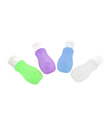 minkissy 4 Toiletries Dispenser Refillable Travel Container Refillable Lotion Container Empty Travel Tube Lotion Bottle Small Shampoo Dispenser Empty Shampoo Tube Travel Size Filling