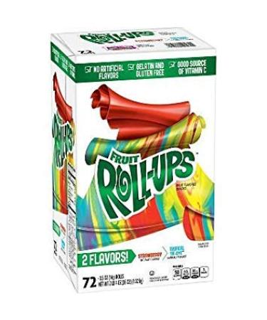 Fruit Roll-ups Blastin Berry Hot Colors (72 ct.)