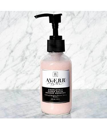 Averr Aglow Completely Clear Gele Makeup Remover - Natural Plant Based Facial Cleanser | Boost Collagen, Calm Skin & Remove Waterproof Makeup - Buy Online on SooperMarket.com