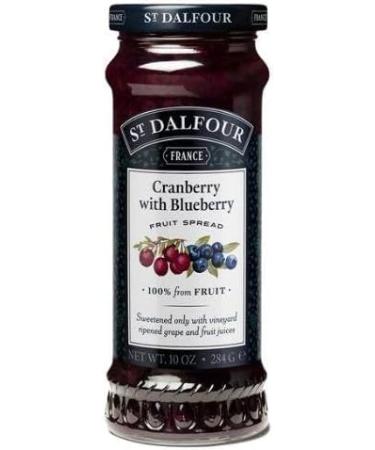 St Dalfour Jam Pick N Mix - Create Custom Jam Combo with 21+ Flavours | Apple & Cinnamon Black Cherry Blackberry Blackcurrant | 4 Pack (284g) - Perfect Jam Gift Set for Jam Lovers - Buy Online on SooperMarket.com