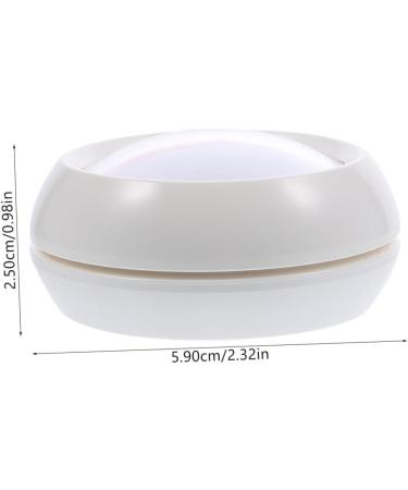 FOYTOKI 1 Set Powder Box Empty Powder Case Powder Puffs Empty Reusable Loose Powder Compact Container - Buy Online on SooperMarket.com