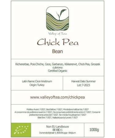 Organic Chick Peas Whole Quality - Garbanzo Beans - Chickpeas - Buy Online on SooperMarket.com