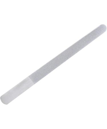 Stainless Steel Nail File | Stainless Steel Finger Nail File - Toenail File for Natural Nails Pedicure Tool Nail Care for Home Salon or Travel Use - Buy Online on SooperMarket.com