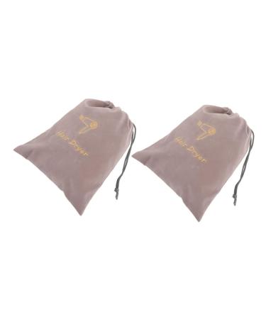 Healeved 2pcs Velvet Bag Travel Hair Dryer Travel Bag Blow Dryer Hair Dryer Carrying Bags Cloth