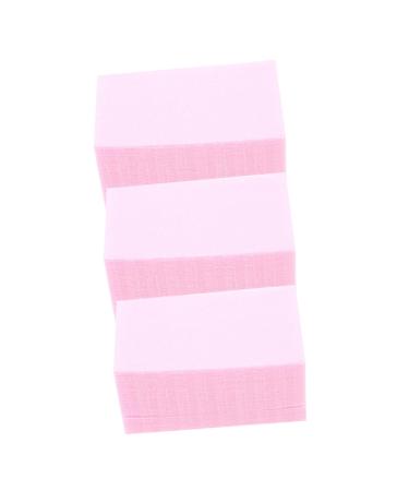 3 Nail Remover Cotton Practical Nail Clean Wipe Glue for Nail Charms Eyelash Glue Cleaner Nail Art Gel Eyelash Gel Manicure Makeup Remover Wipes Natural Cotton Fiber Pink