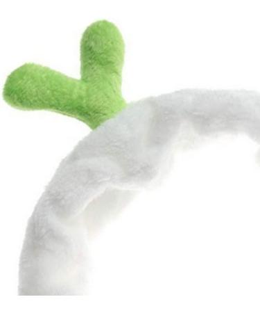 Makeup Headband Elastic Sprout Head Wraps Face Washing Hair Bands White shower head wraps - Buy Online on SooperMarket.com