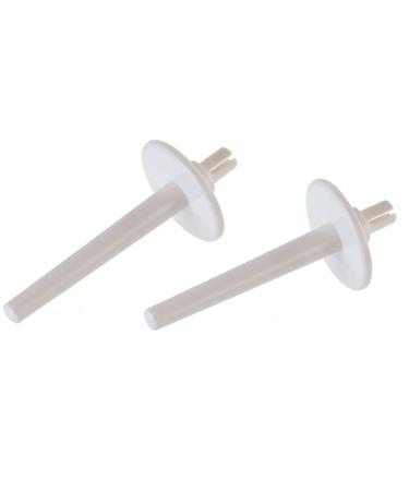 YEQIN 2pcs Spool Pin Extra Twin Needle fits Singer Riccar Simplicity Brother 13092001 130920051 Style 1