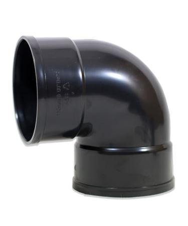 eco-filtration 110MM/4 KNUCKLE BEND 90 DEGREE SOLVENT WELD CONNECTOR KOI FISH POND PUMP FILTER TANK PIPE FITTING
