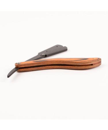 NOLITOY Stainless Steel Folding Razor - Vintage Wooden Barber Shaving & Haircut Supplies for Men - Buy Online on SooperMarket.com