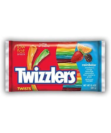 Twizzlers Rainbow Twists - Assorted Sweets Candy Sticks Fruit Treats 351g - Buy Online on SooperMarket.com