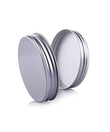 250ml PET Plastic Cosmetic Containers with Silver Aluminum Lid - 8oz Cream Lotion Jars Ointment Bottles Food Jars - 6 Pack - Buy Online on SooperMarket.com