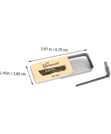 Mikinona Cosmetic Supplies 2 Sets Eyebrow Soap Eyebrow Cream Eyebrow Styling Soap Woman Brow Soap Supplies Colorless Miss - Buy Online on SooperMarket.com