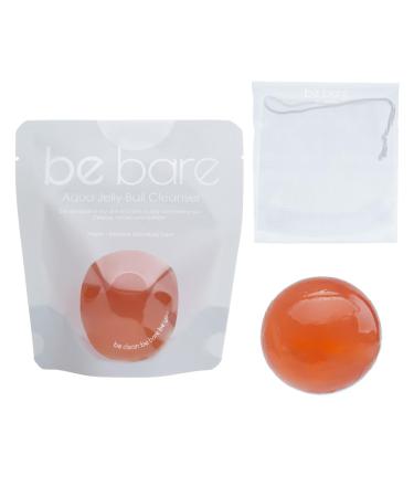 Be Bare Aqua Jelly Ball Cleanser - Daily Korean Face Wash for Dry Skin with AHA BHA & Allantoin - Hydrating Exfoliant - Peachy Pink (1.41oz - Buy Online on SooperMarket.com