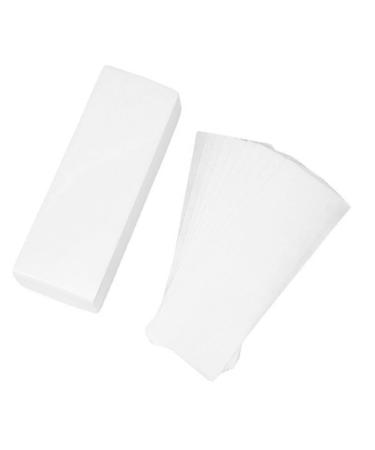Hair removal wax strips 100 facial-body hair removal wax strips professional white one-way-epilier wax strip paper