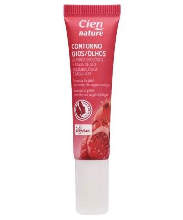Cien Nature - Eye Contour 15 ml Organic Pomegranate. Soft and cared skin. With Organic Pomegranate Oil.