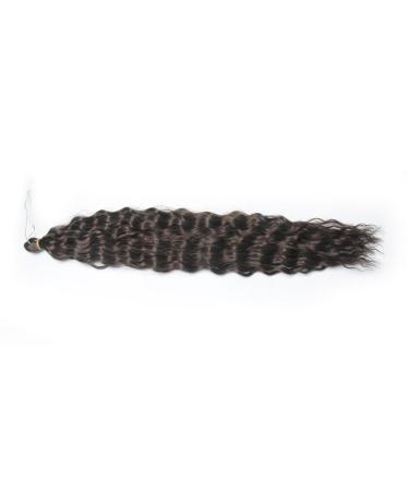 Deep Twist Crochet Hair - Ombre Kinky Curl Braided Hair Extensions 22 Inch 6 Packs - Synthetic Curly Hairstyle - Buy Online on SooperMarket.com