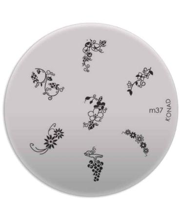 Konad stencil stamping stamping stencil M37