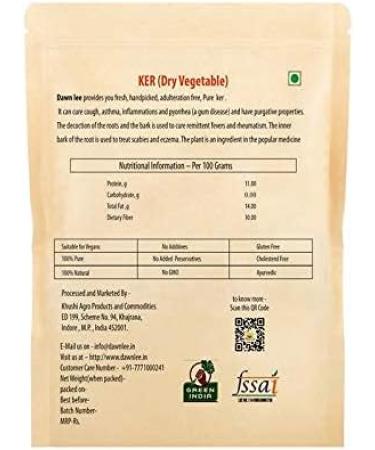 Dawn Lee Rajasthani Ker- Dry Sangri- Ready to Cook Recipe- Marwadi Sabji- Authentic Marwari Dried Kair- Vegetables- Panchkutta Mix- Sangari- Distinctive Taste Nutritional Merits- Assist in Minimizing - Buy Online on SooperMarket.com