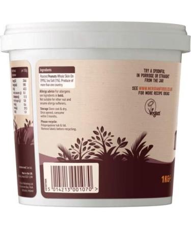 Meridian Peanut Butter - Crunchy (Pinch Of Salt) 1kg - Buy Online on SooperMarket.com