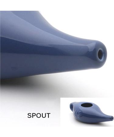 lioapoiul Ceramic Neti Pot Rinsing Nose Washing Professional Yoga Stuff Irrigator Dust Remover Spout Removing Tools Cleaning Outdoor White - Buy Online on SooperMarket.com