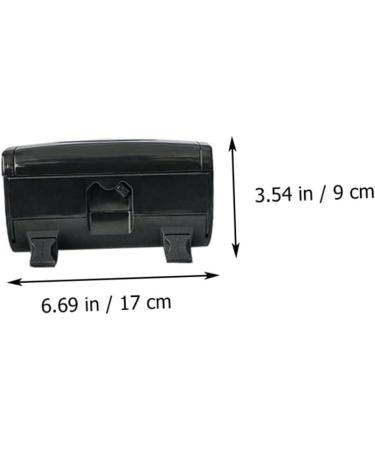 3 Pcs Tin Foil Hairdressing Foil Cutting Machine Fold Aluminium Foil Hairdressing Foil Dispenser Bin Organizer Manicure Nail Clippers Abs Environmental Protection Material Blackx3pcs 17x9cmx3pcs - Buy Online on SooperMarket.com