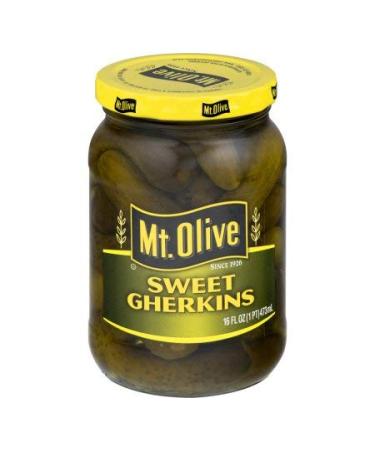 Mt. Olive Sweet Gherkins 16 Oz (Pack of 2)