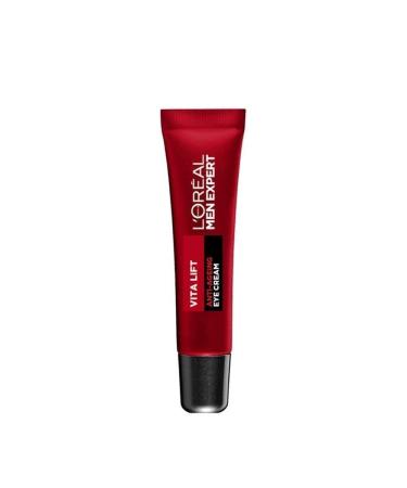 L'Oreal Paris Men Expert Anti-Ageing Eye Cream Vita Lift Anti-Wrinkle Mens Eye Cream Targets Eye Bags 15 ml