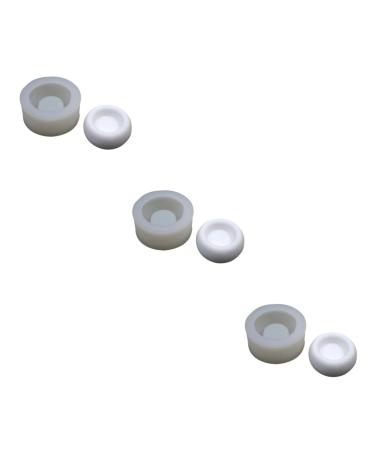 STOBOK Flowerpot Mold 3pcs Candle Holders Candlestick Silicone Candy Molds As Shownx3pcs mediumx3pcs