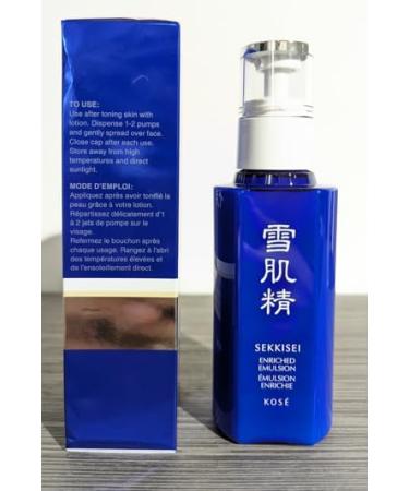 SEKKISEI Emulsion Enriched Hydrating Face Cream Serum - 4.7 Ounce | International Shipping Available - Buy Online on SooperMarket.com