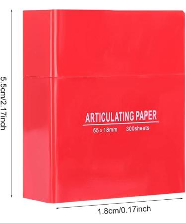 Buy 300 Soft Dental Anticultivation Papers - Orthodontic Care Strips | Red-Blue Bisper Dental Stripes for Tooth Care - Buy Online on SooperMarket.com