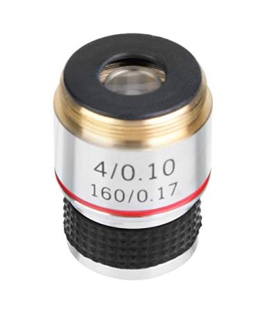 4X 185 Biological Microscope Achromatic Objective Lens 160/0.17 for Optical Instruments Conversion Objective Lens