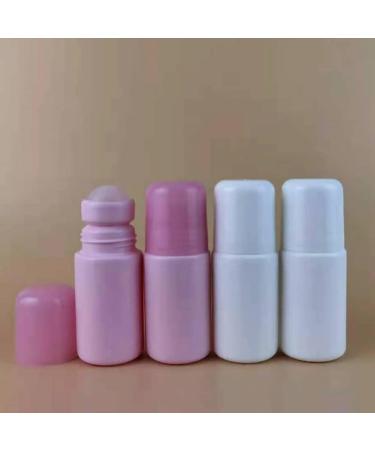 JIHUOO 4 Pack 50ml Refillable Plastic Rollerball Bottles - Empty Aromatherapy Roll On Bottle Set - Buy Online on SooperMarket.com