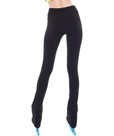 Girls Ice Skating Fleece Practice Leggings - Black - Size 12-14 Years - Buy Online on SooperMarket.com