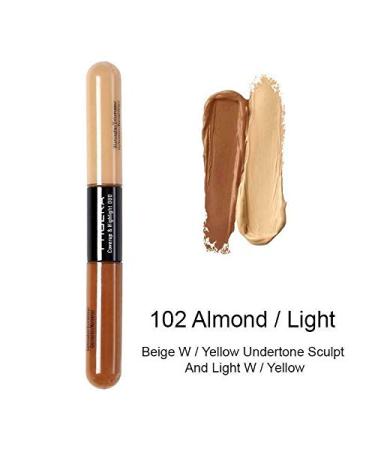 AQUAPURITY PHOERA Sculpt & Highlight Concealer Contour Foundation - Almond/Light - Buy Online on SooperMarket.com