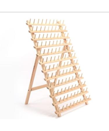 120-Spool Wooden Thread Holder Organizer for Sewing & Embroidery - Buy Online on SooperMarket.com